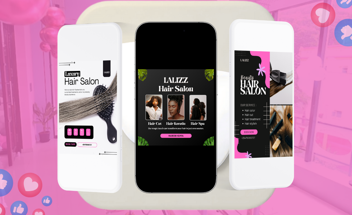 Lalizz Hair Salon Social Media Campaign - Beauty Salon Social Media Marketing