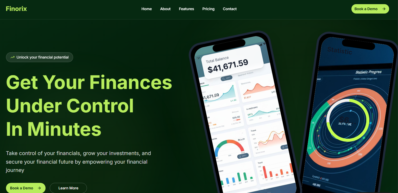 Finance Website Design - Financial Services Web Development