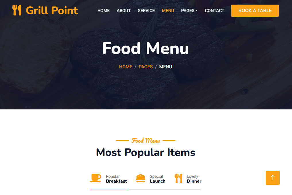 Grill Point Chef's Specials