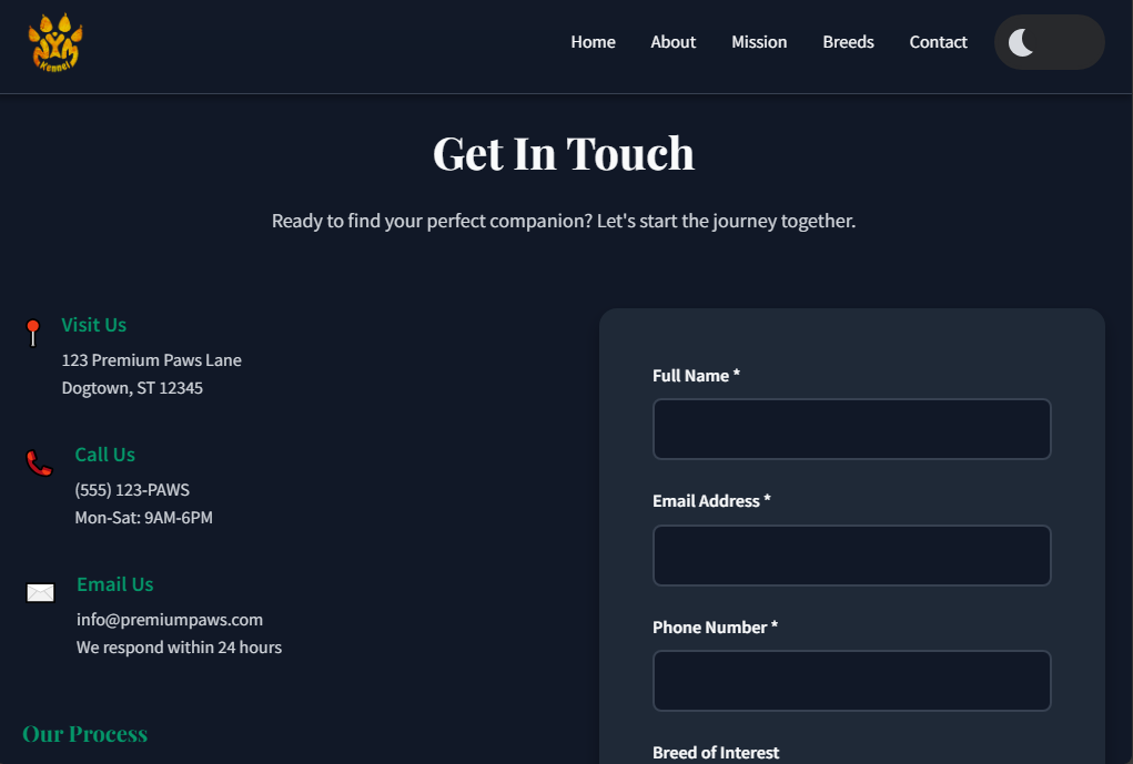 NYM Gym Membership Page