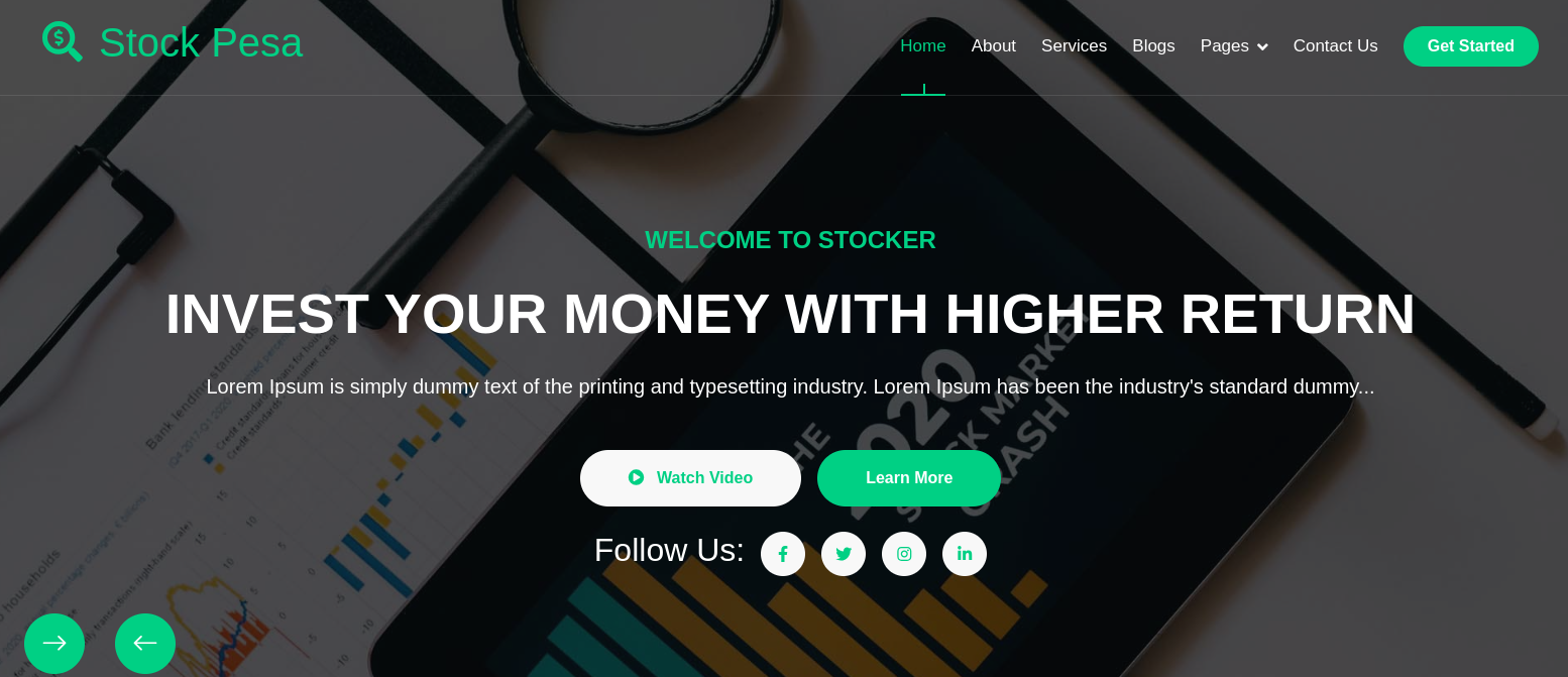 FX Finance Website - Forex Trading Web Platform